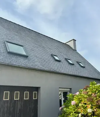 démoussage toiture Carantec-5