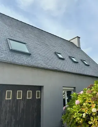 démoussage toiture Cléder-2