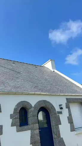 démoussage toiture Plouénan-1