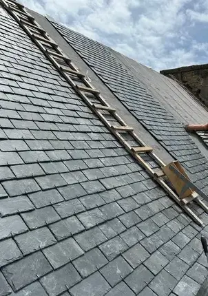 démoussage toiture Santec-1