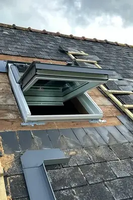 démoussage toiture Santec-3