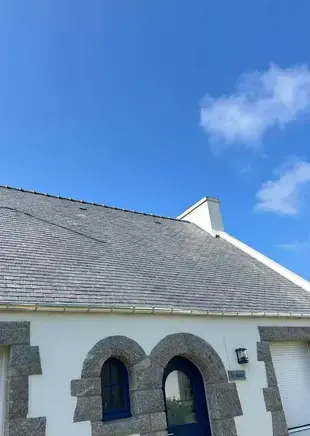 démoussage toiture Santec-4