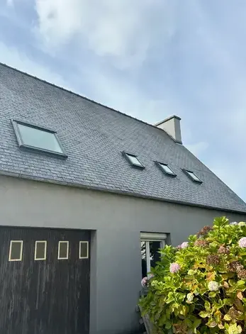 pose gouttières zinc Carantec-2