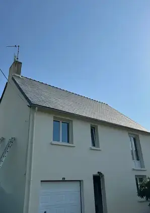 pose gouttières zinc Cléder-5