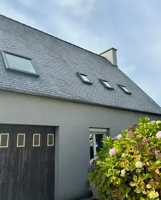 pose gouttières zinc Plougoulm-2