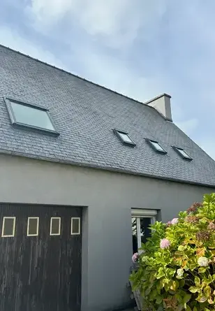 pose gouttières zinc Roscoff-2