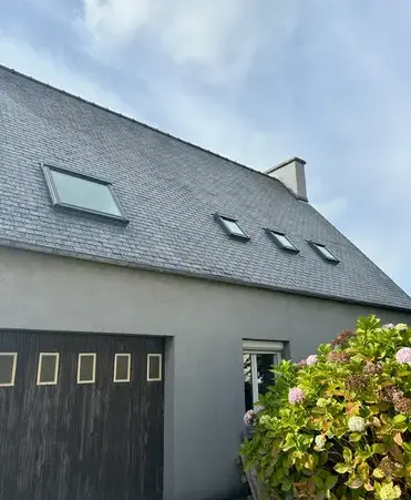 réparation gouttières zinc Roscoff-5