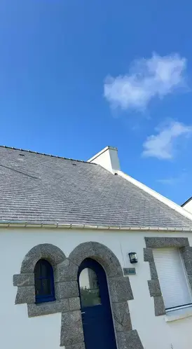 réparation gouttières zinc Santec-1